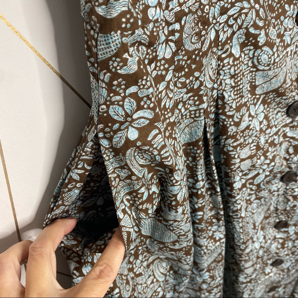 Peruvian Connection Size 14 Button Down Flowy Dre… - image 3